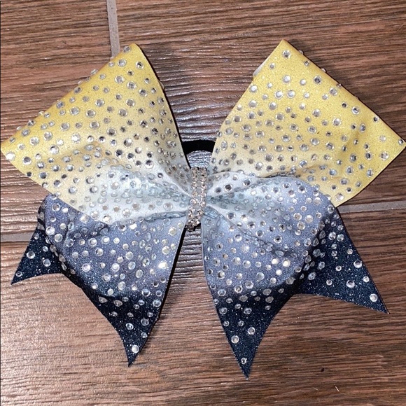 Sparkle and Gemstone Cheerleading Bow - Picture 1 of 2